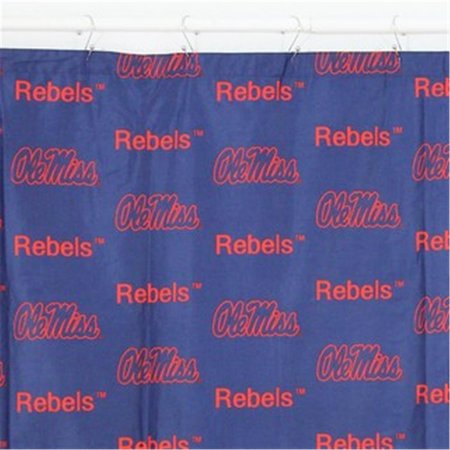 COLLEGE COVERS College Covers MISSC Mississippi Printed Shower Curtain Cover 70 in. X 72 in. MISSC